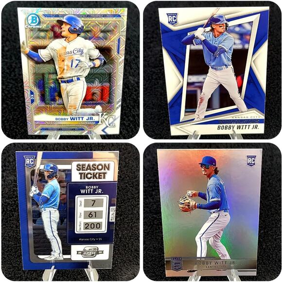 Bobby Witt Jr. RC Insert Baseball Card Lot, Kansas City Royals - Picture 1 of 9